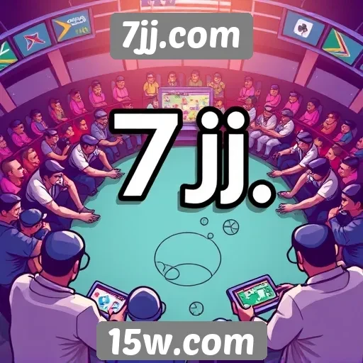 Comunidade crescente no site 7jj.com